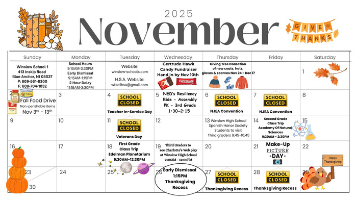 November Calendar